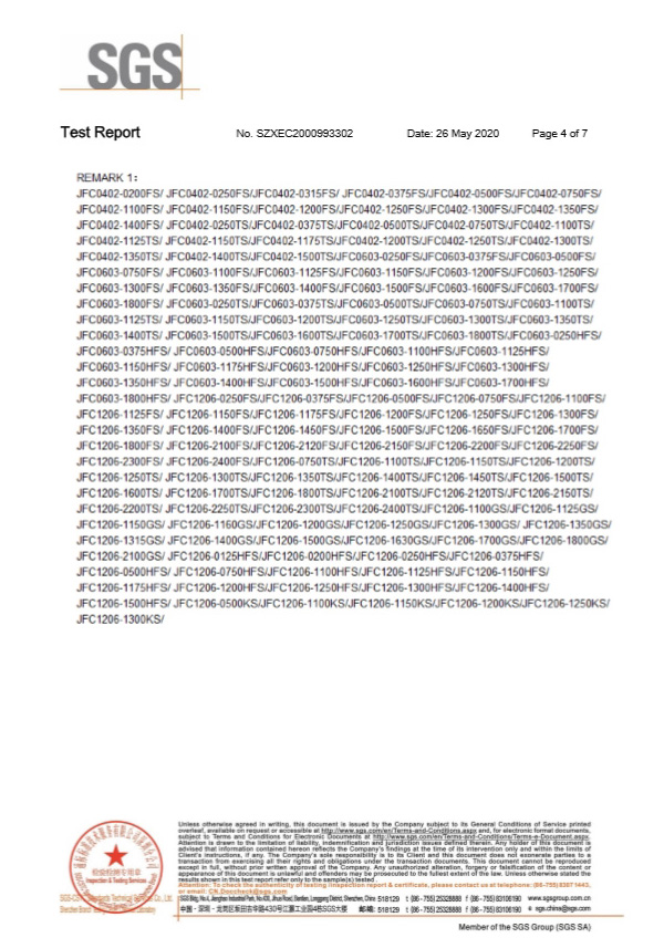 一次性保險(xiǎn)絲sgs